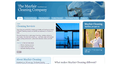 Desktop Screenshot of mayfaircleaning.co.uk